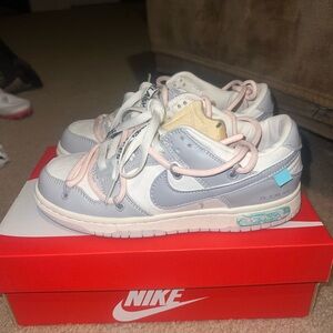 Nike Off-Whites Gray and Cream Sneakers